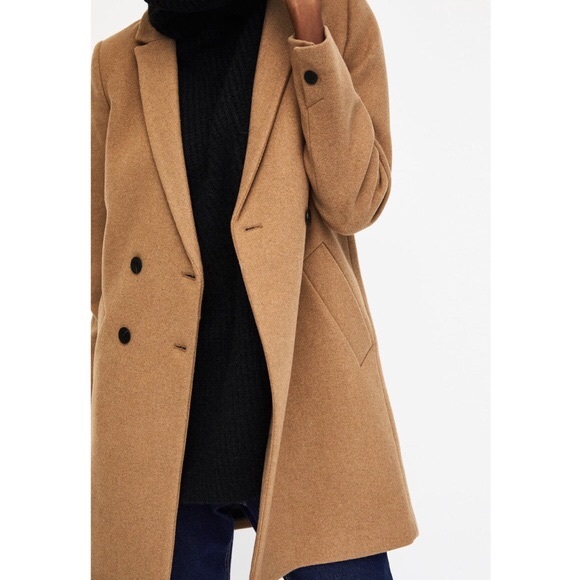 zara camel coat